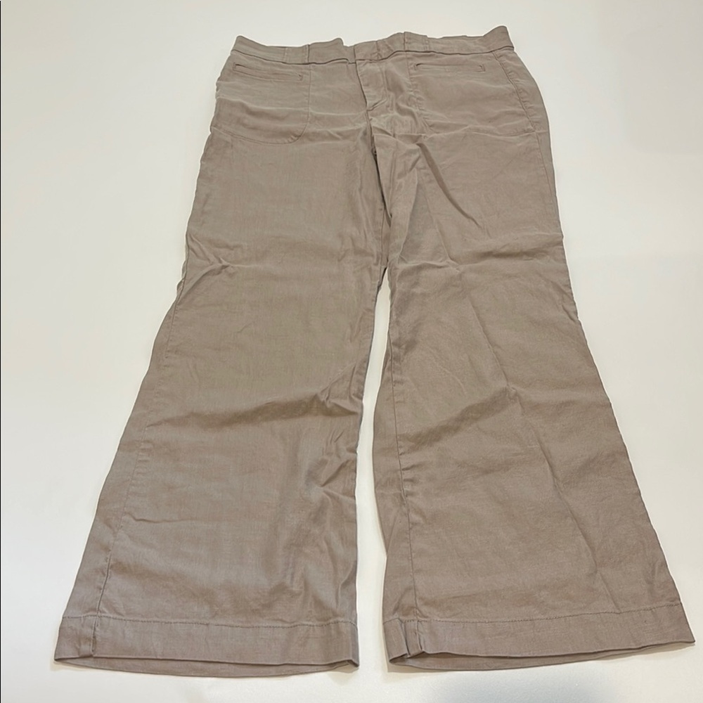 Level 99 Anthropologie Chic Wide Leg Trousers